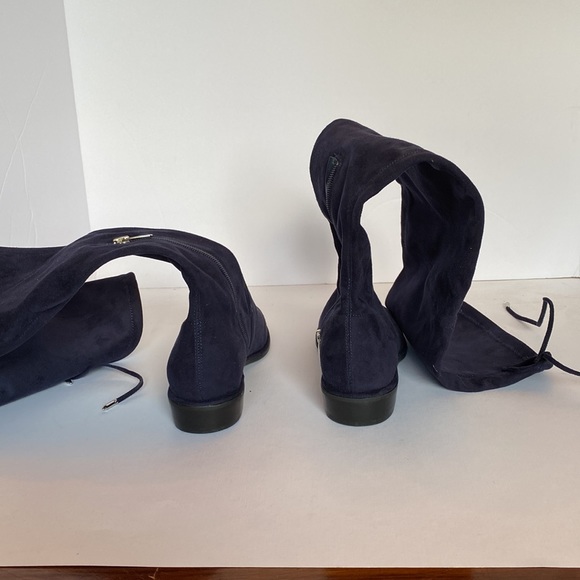 Marc Fisher Size 7M, Over Knee Boots, Navy - Picture 5 of 7